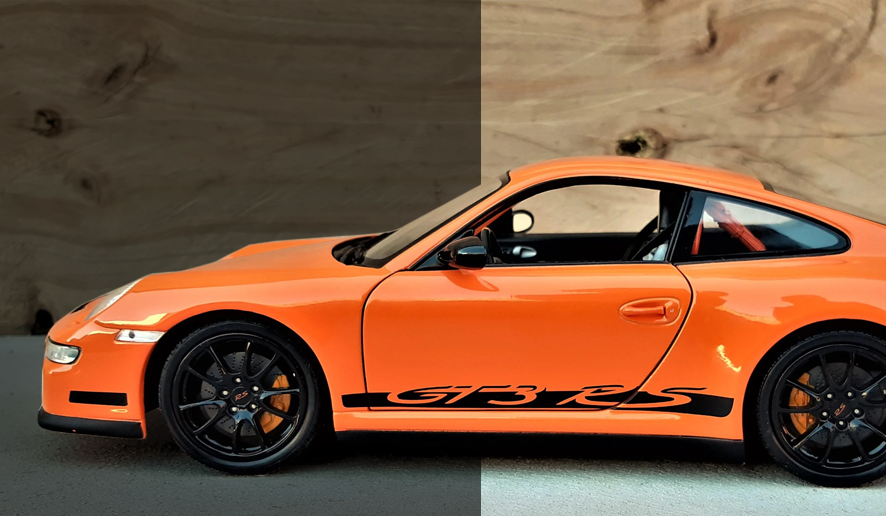 Porsche 911 (997) GT3 RS Orange 1/24 Diecast Car by Welly